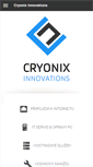 Mobile Screenshot of cryonix.cz